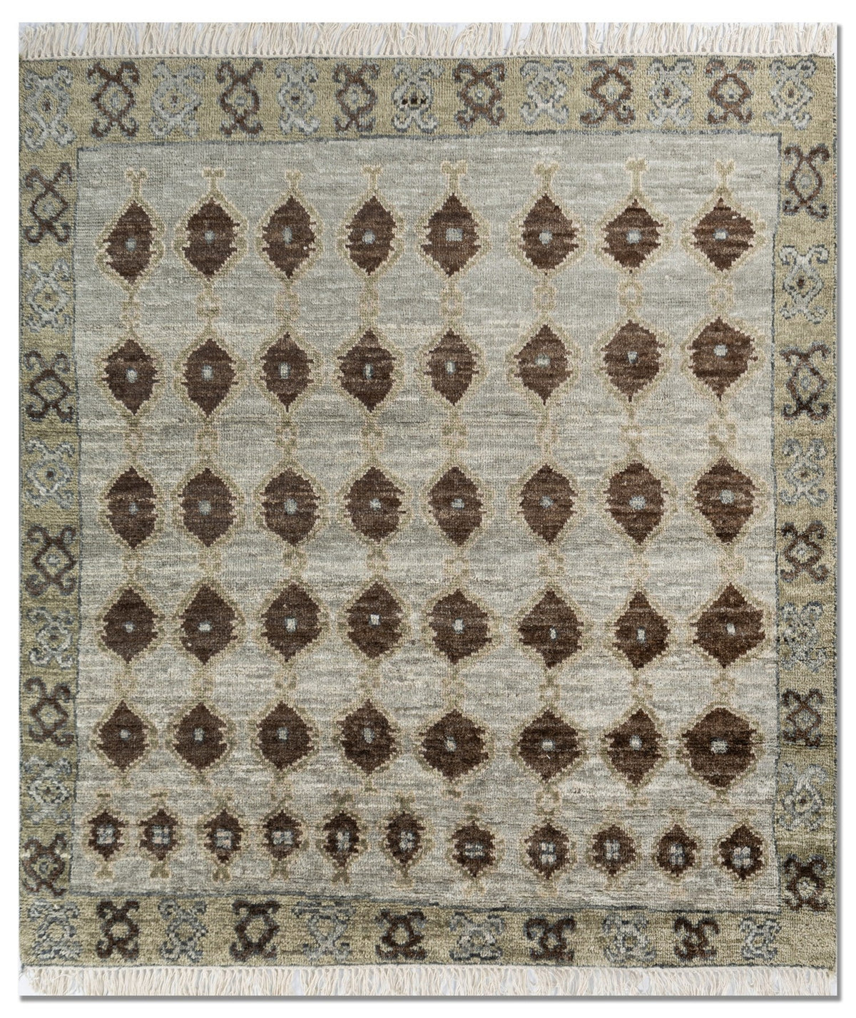 Lattice Handwoven Tribal Rug