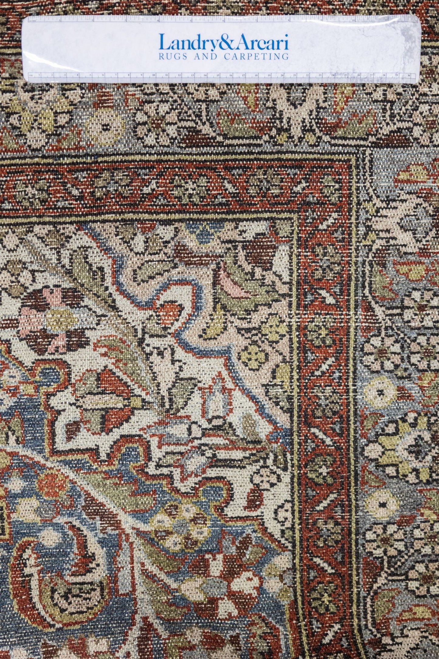 Vintage Lilihan Handwoven Tribal Rug, J75311
