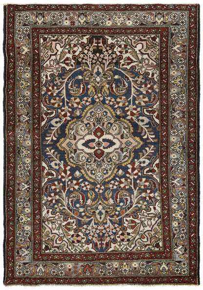 Vintage Lilihan Handwoven Tribal Rug