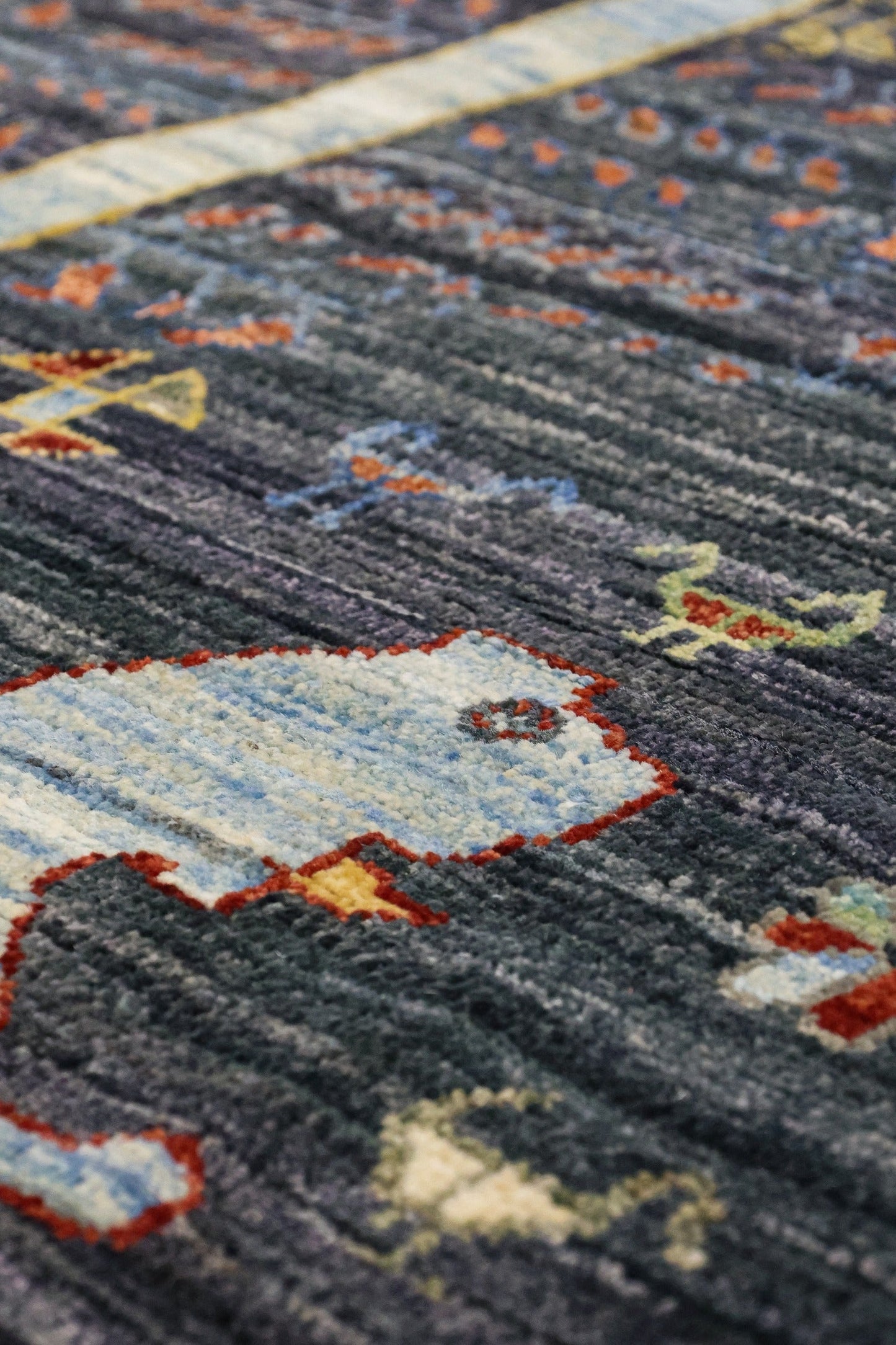 Lion Bakshaish Handwoven Tribal Rug, J81345