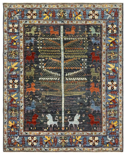 Lion Bakshaish Handwoven Tribal Rug