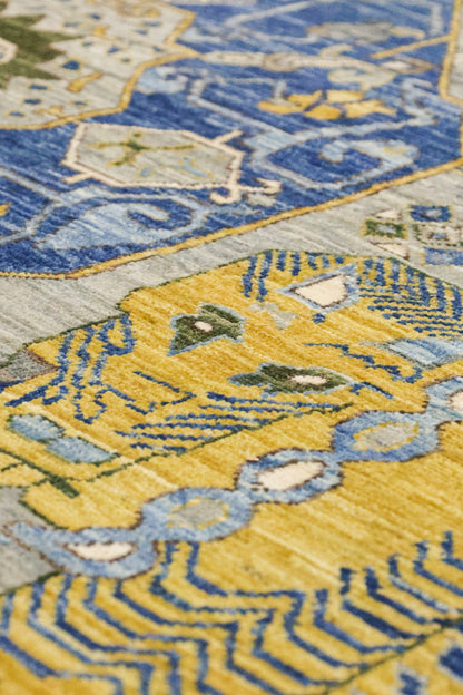 Lion Mamluk Handwoven Tribal Rug, J81382