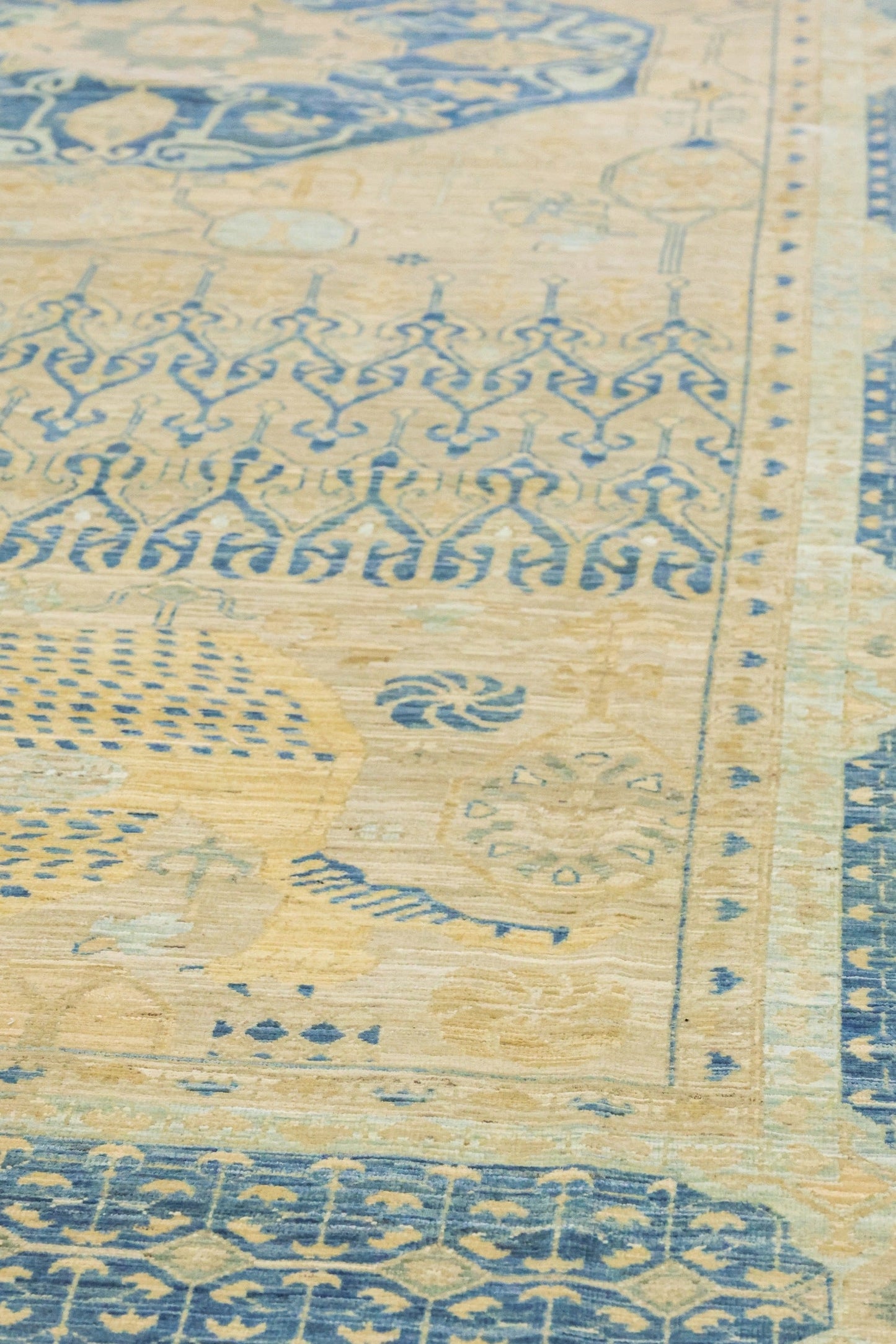 Lion Mamluk Handwoven Tribal Rug, J81383