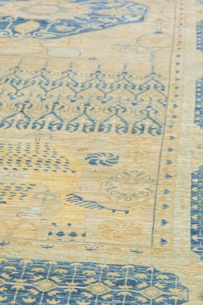 Lion Mamluk Handwoven Tribal Rug, J81383