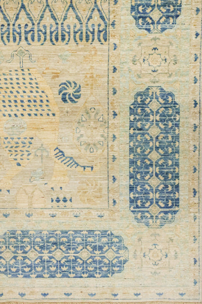 Lion Mamluk Handwoven Tribal Rug, J81383