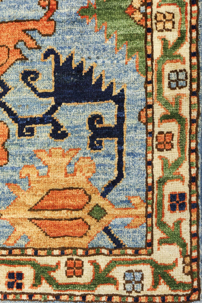 Lotto Handwoven Tribal Rug, J79633