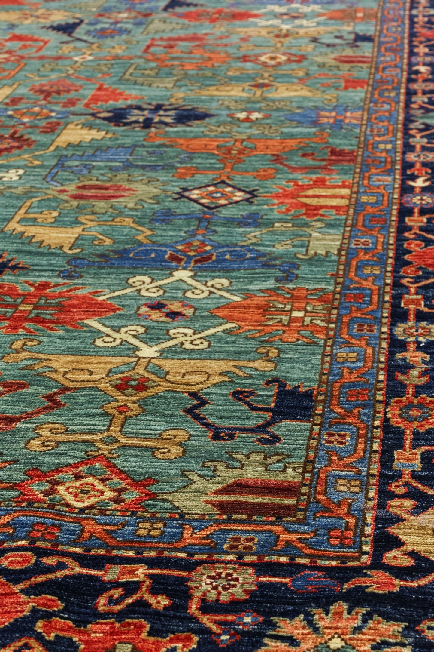 Lotto Handwoven Tribal Rug, J81078