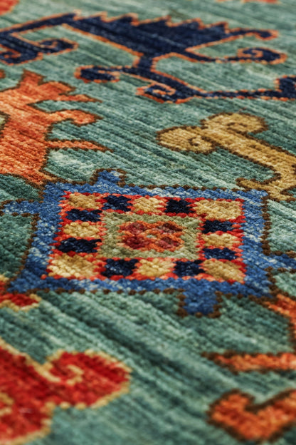 Lotto Handwoven Tribal Rug, J81078