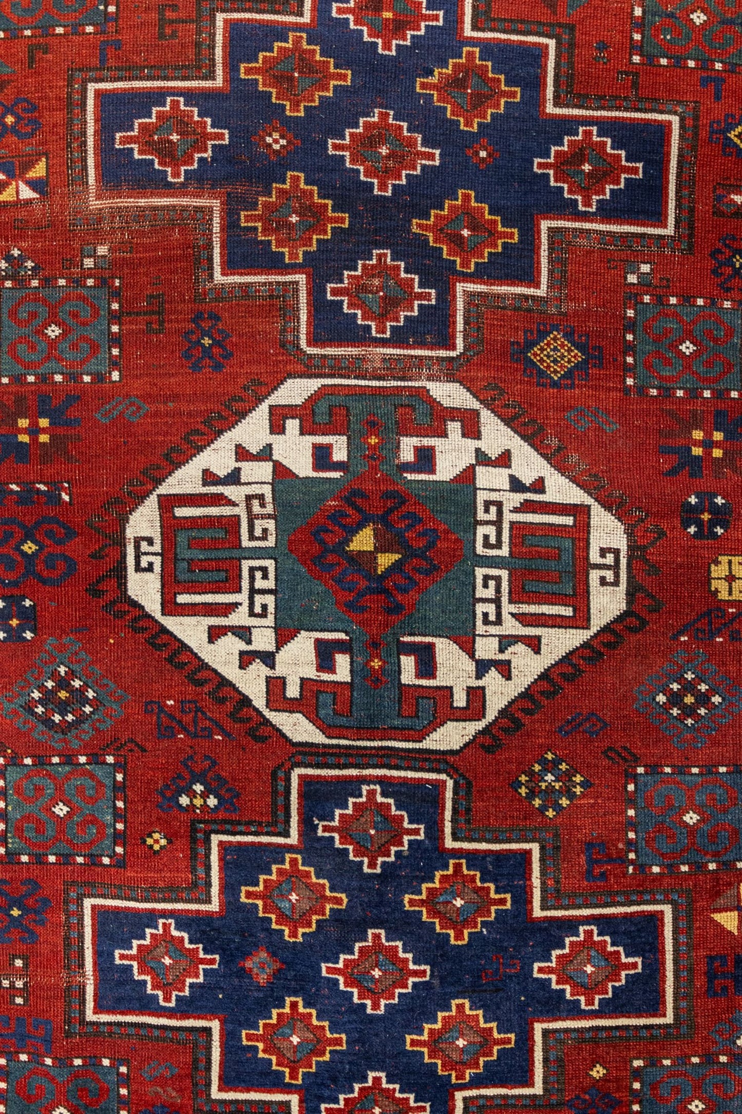 Antique Luri Pombak Handwoven Tribal Rug, J87316