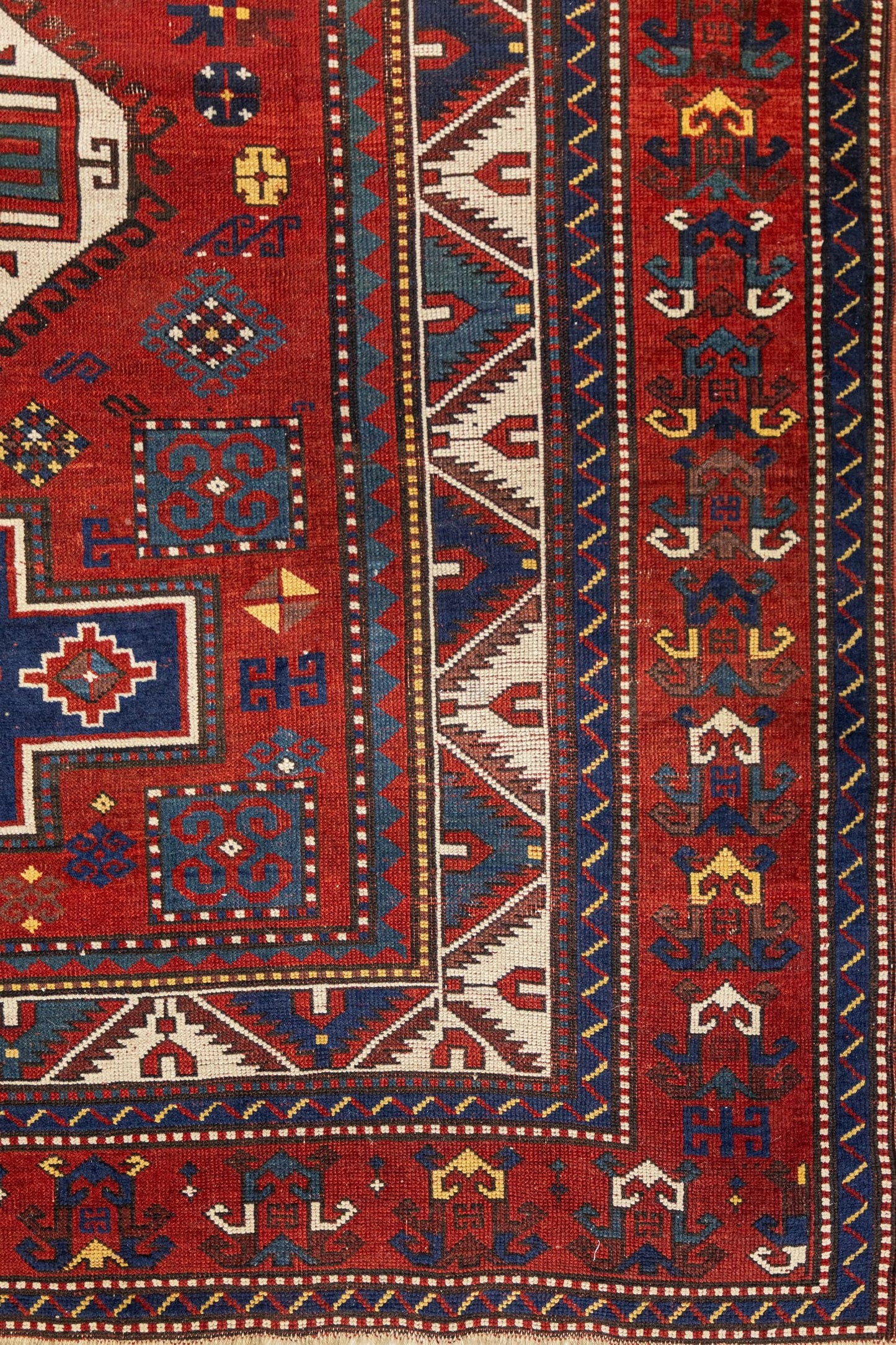 Antique Luri Pombak Handwoven Tribal Rug, J87316