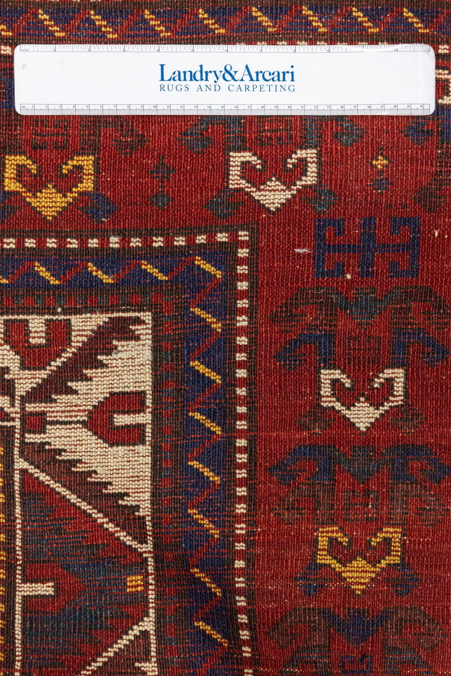 Antique Luri Pombak Handwoven Tribal Rug, J87316