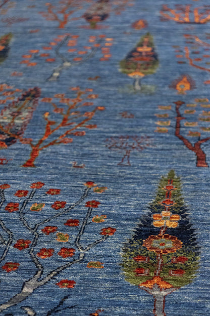 Luri Trees Handwoven Tribal Rug, J86046