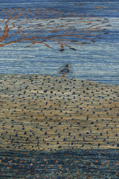 Luri Trees Handwoven Tribal Rug, J81024