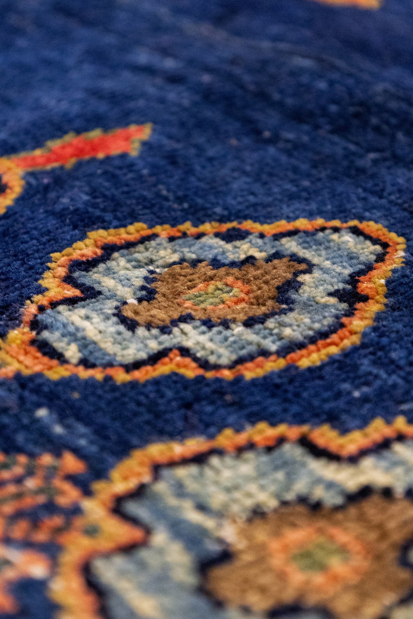 Vintage Mahal Handwoven Tribal Rug, J86624