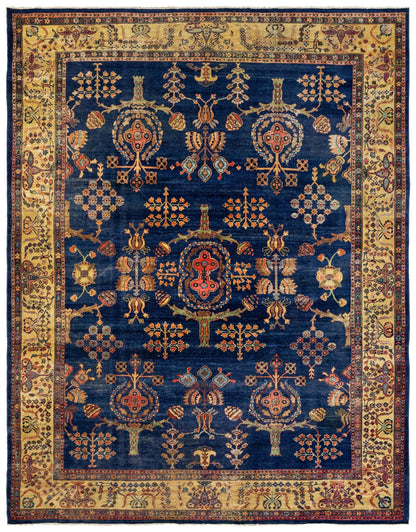 Vintage Mahal Handwoven Tribal Rug