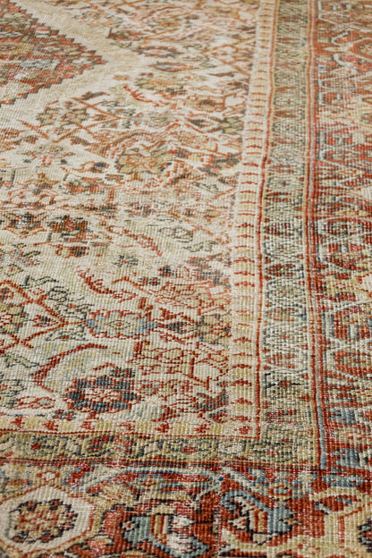 Vintage Mahal Handwoven Tribal Rug, J87232
