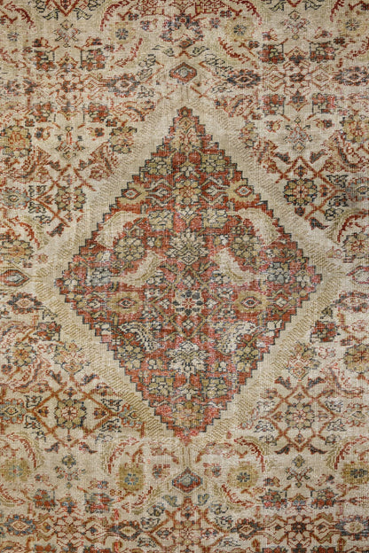 Vintage Mahal Handwoven Tribal Rug, J87232