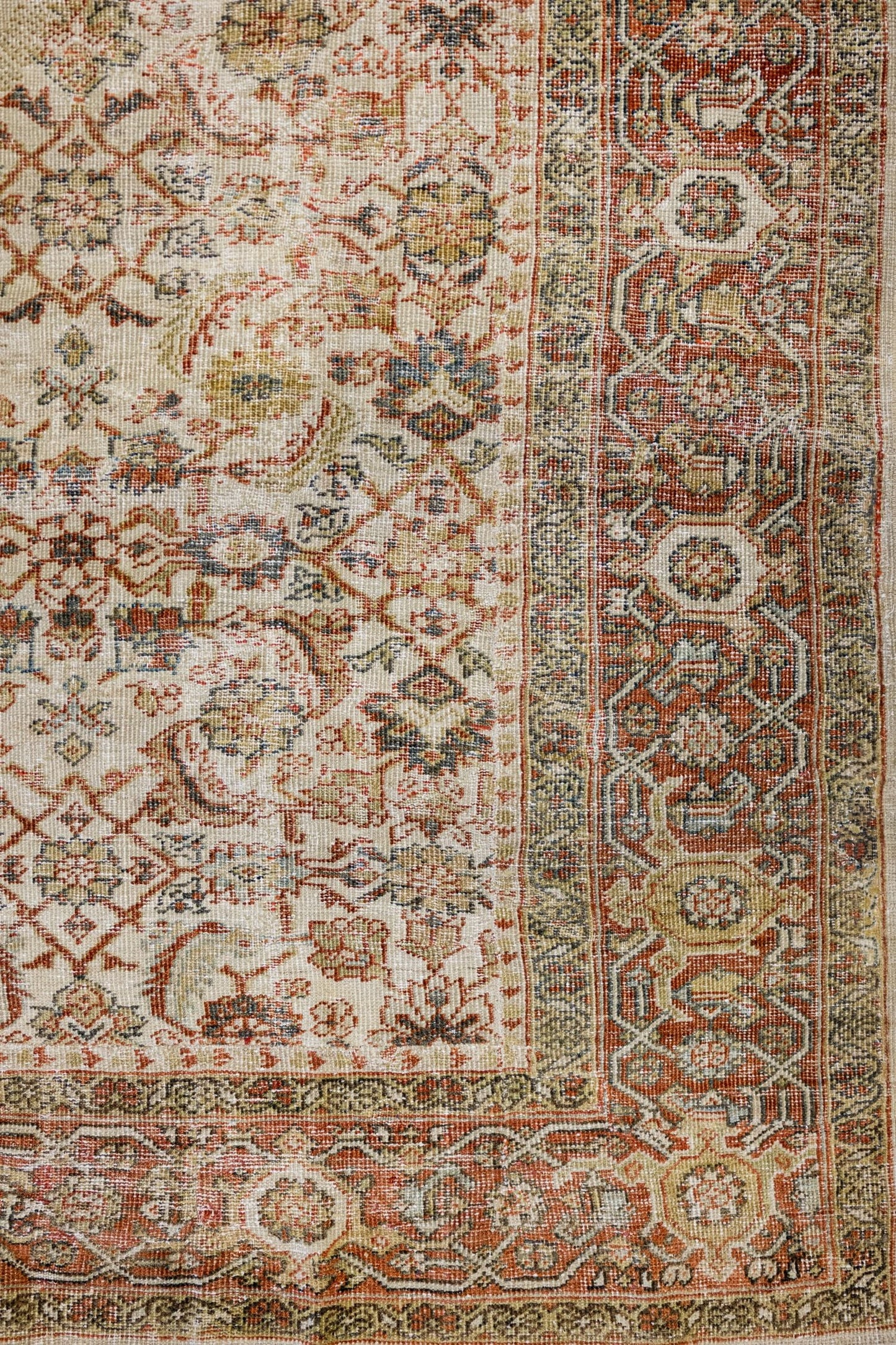 Vintage Mahal Handwoven Tribal Rug, J87232