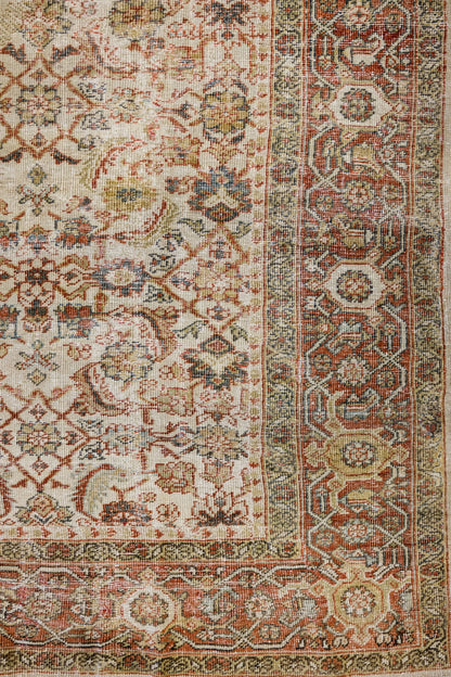Vintage Mahal Handwoven Tribal Rug, J87232