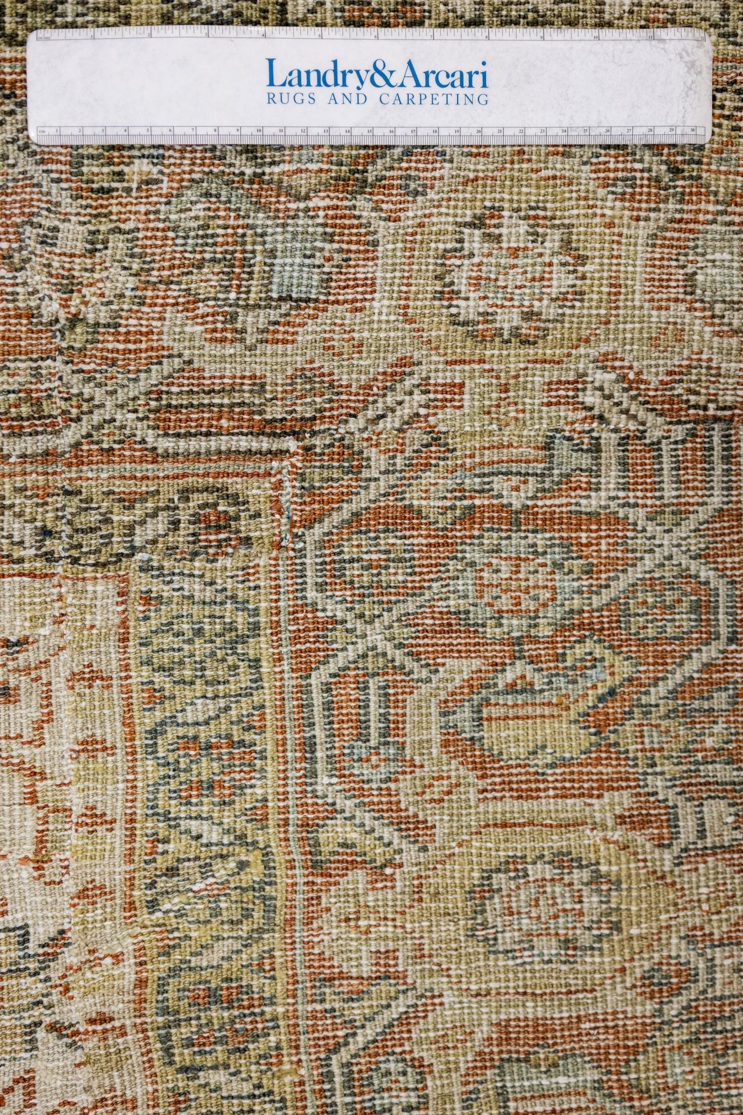 Vintage Mahal Handwoven Tribal Rug, J87232