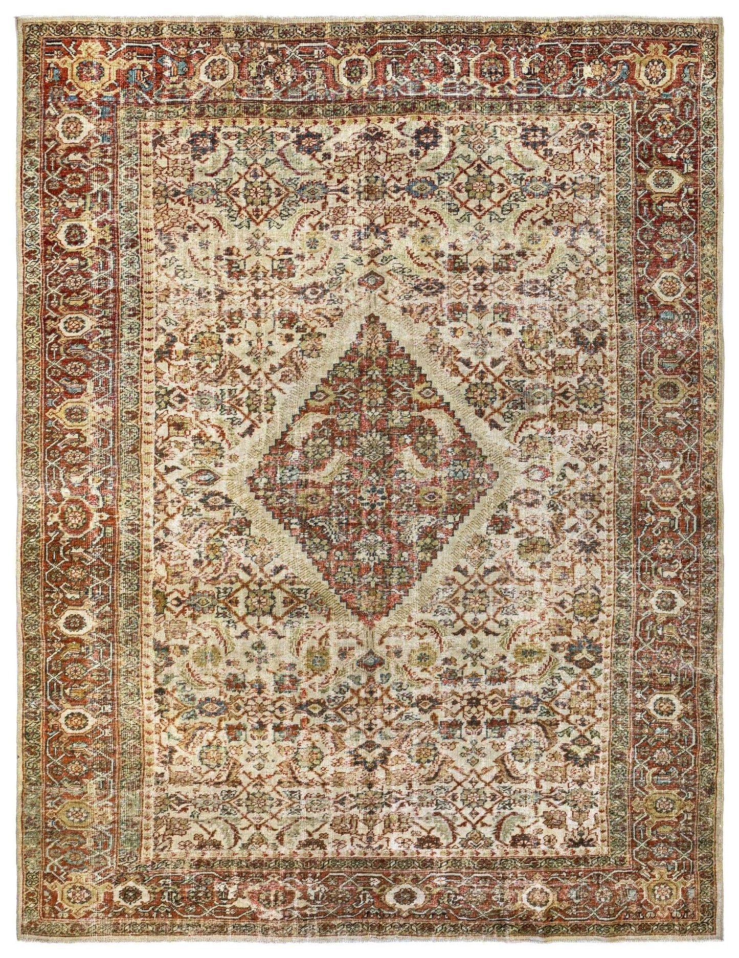 Vintage Mahal Handwoven Tribal Rug