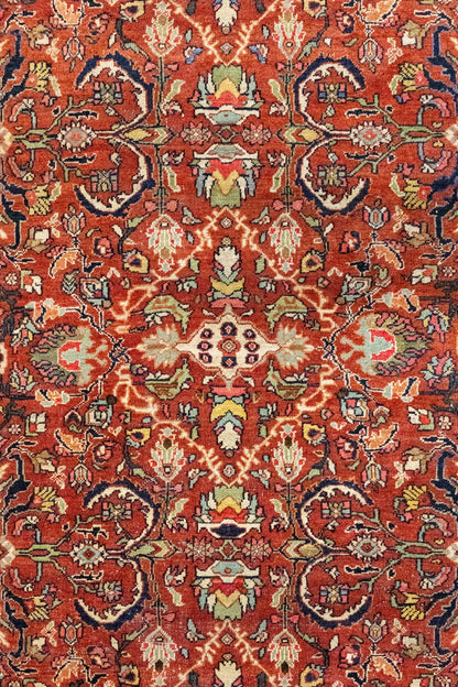 Antique Mahal Handwoven Tribal Rug, J88652