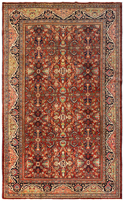 Antique Mahal Handwoven Tribal Rug