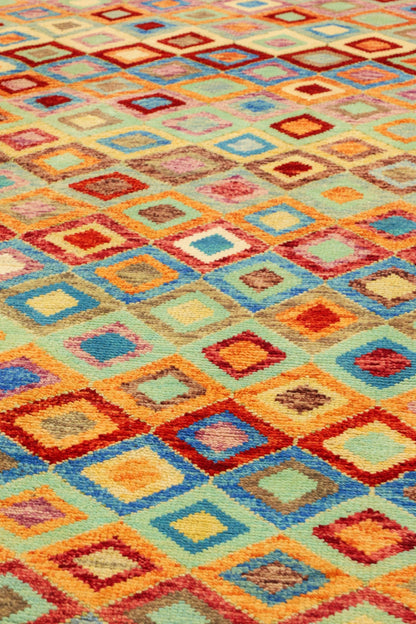 Maimana Handwoven Tribal Rug, J79478