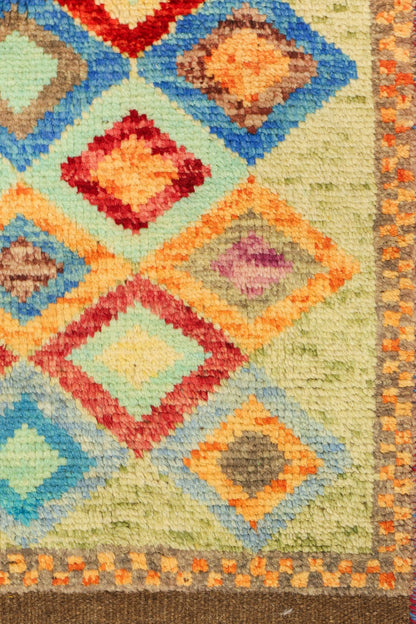 Maimana Handwoven Tribal Rug, J79478