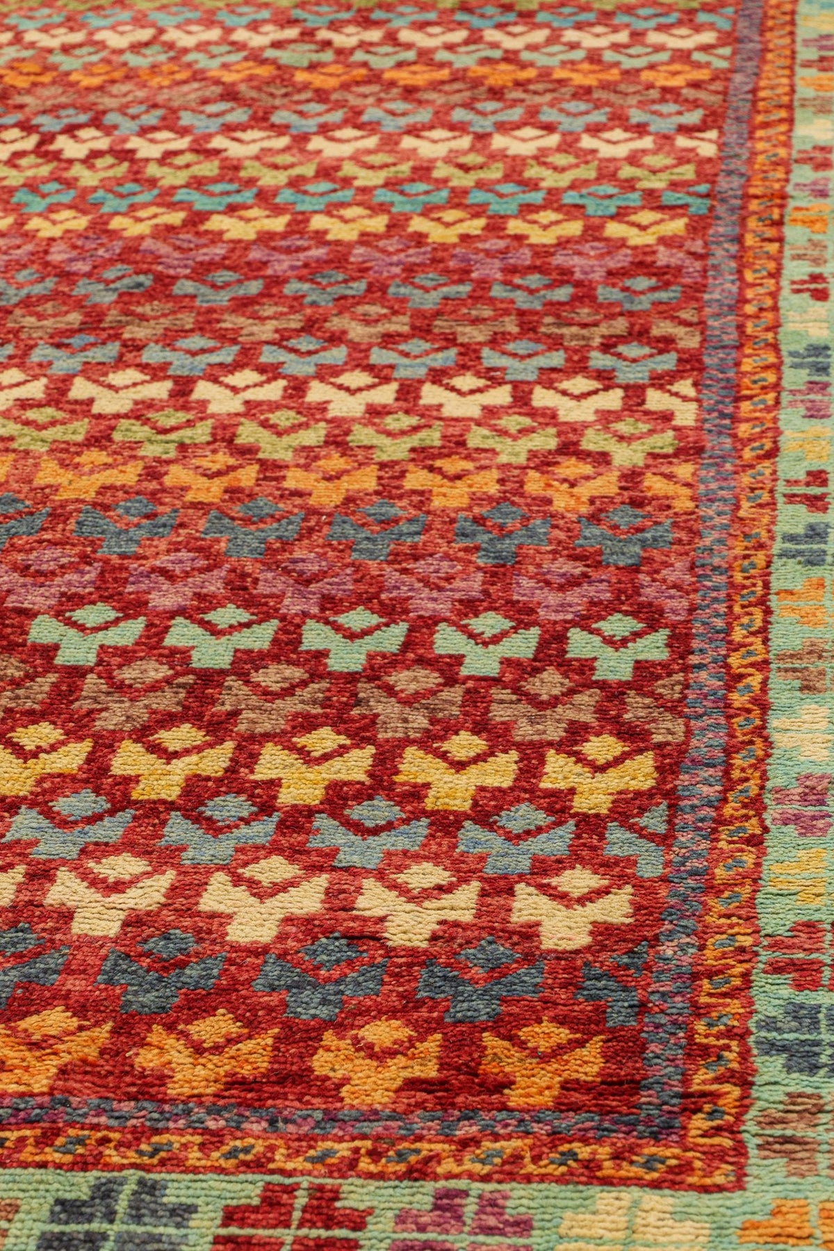 Maimana Handwoven Tribal Rug, J79481