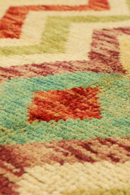 Maimana Handwoven Tribal Rug, J79488