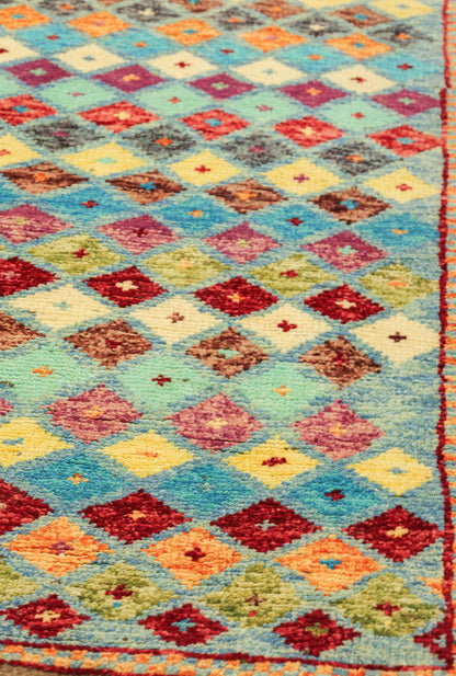 Maimana Handwoven Tribal Rug, J79493