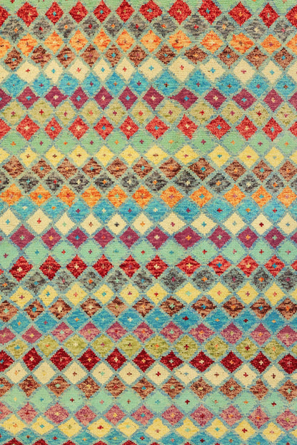 Maimana Handwoven Tribal Rug, J79493