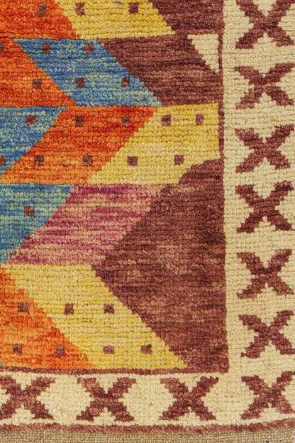 Maimana Handwoven Tribal Rug, J79499