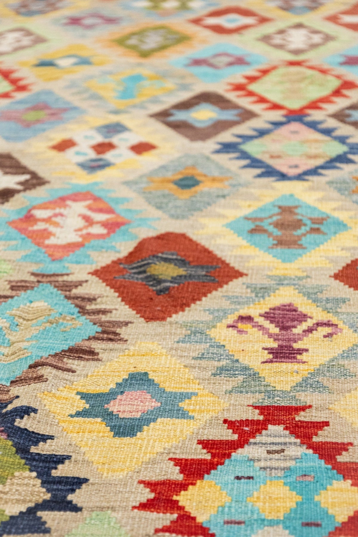 Maimana Handwoven Tribal Rug, J89086