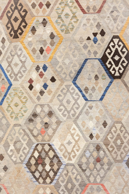 Maimana Handwoven Tribal Rug, J89093