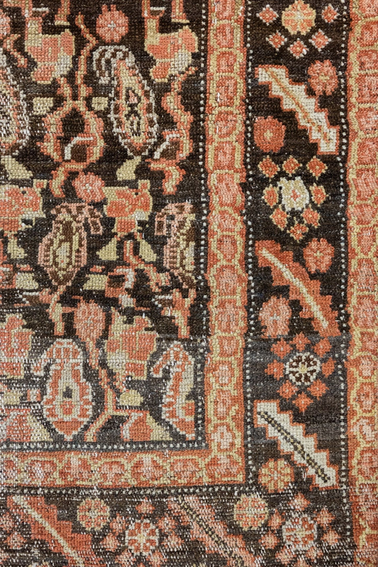 Vintage Malayer Handwoven Tribal Rug, J73949