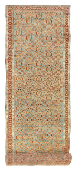 Antique Malayer Handwoven Tribal Rug