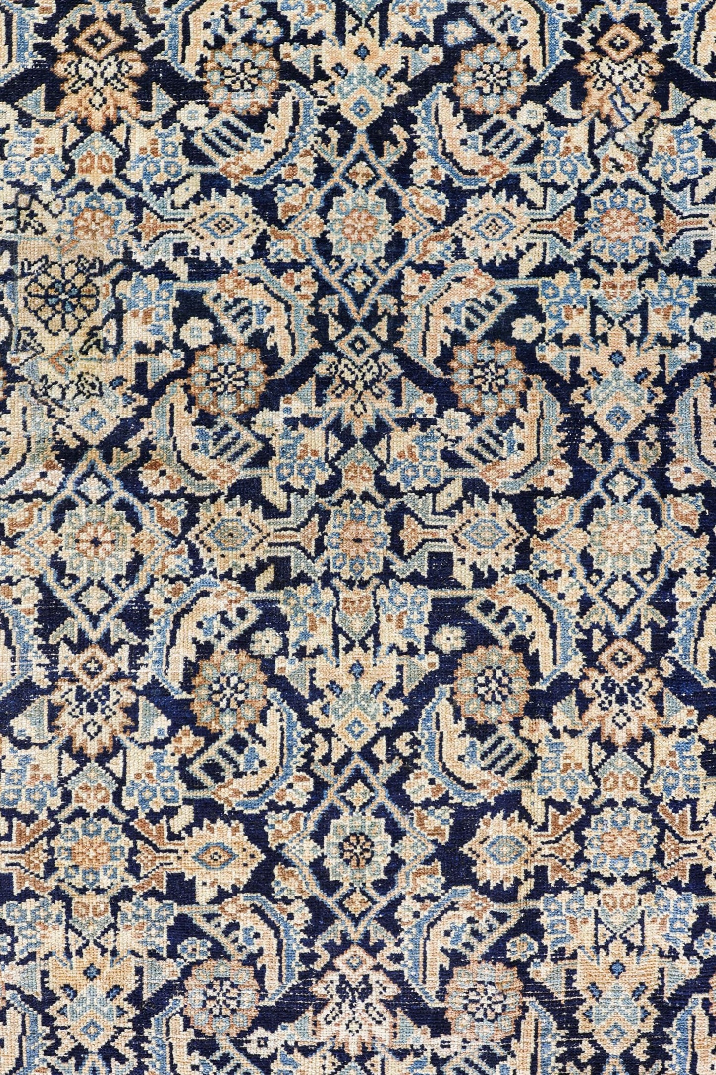 Vintage Malayer Handwoven Tribal Rug, J79417