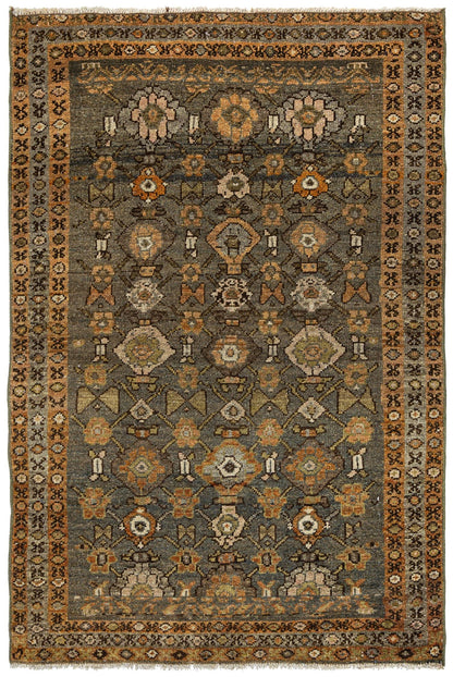 Vintage Malayer Handwoven Tribal Rug