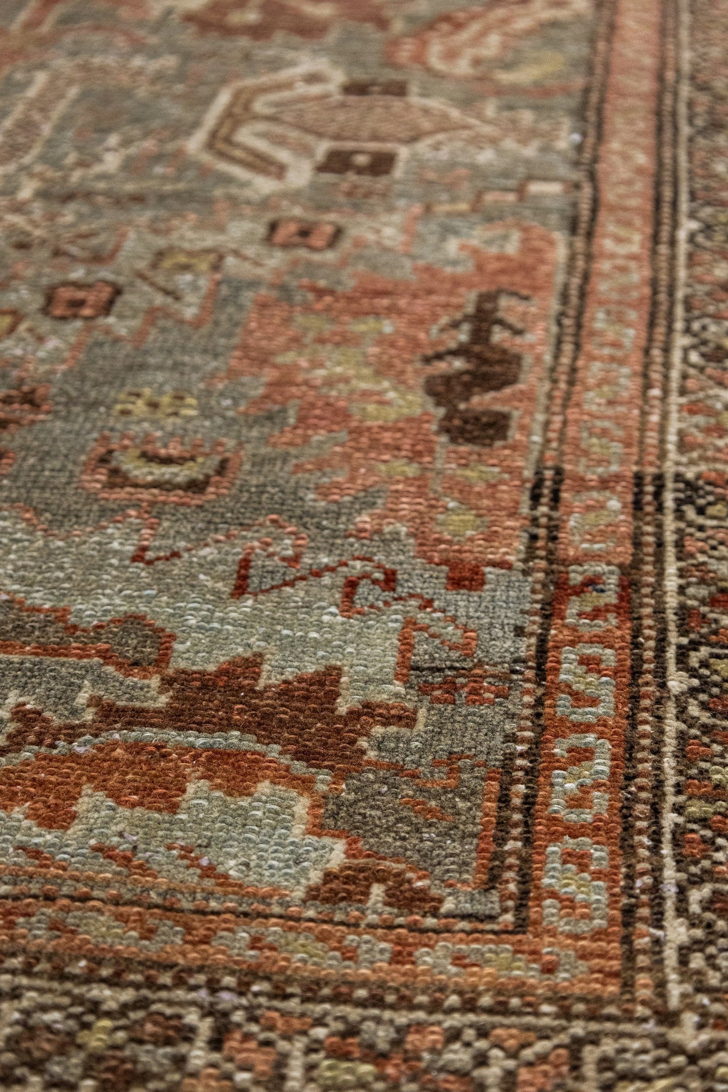 Vintage Malayer Handwoven Tribal Rug, J86609