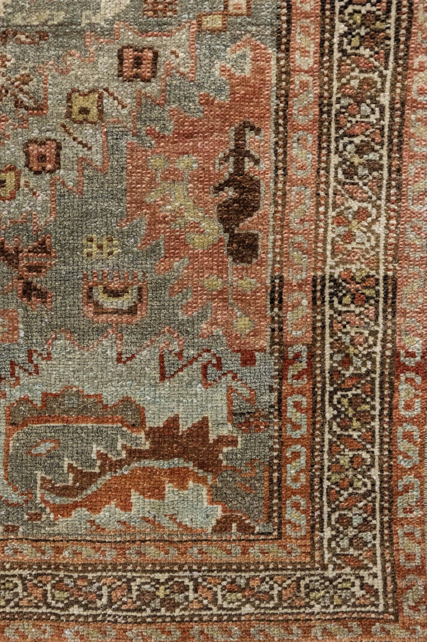 Vintage Malayer Handwoven Tribal Rug, J86609