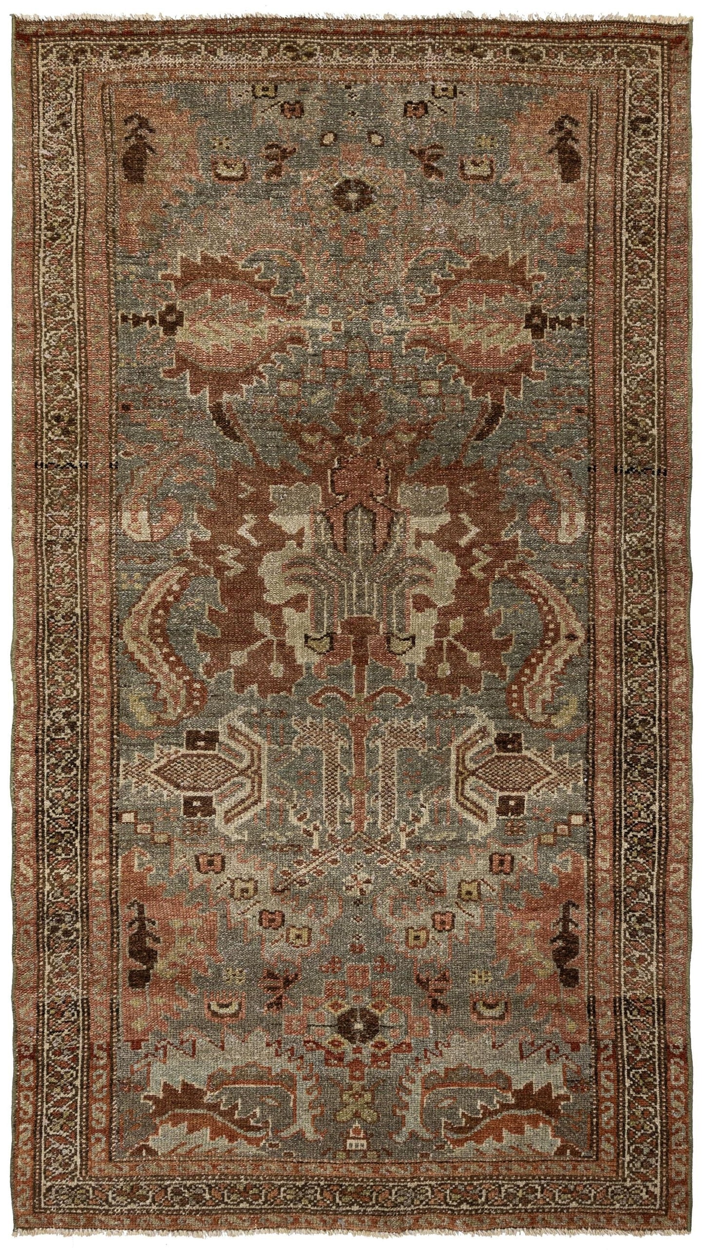 Vintage Malayer Handwoven Tribal Rug