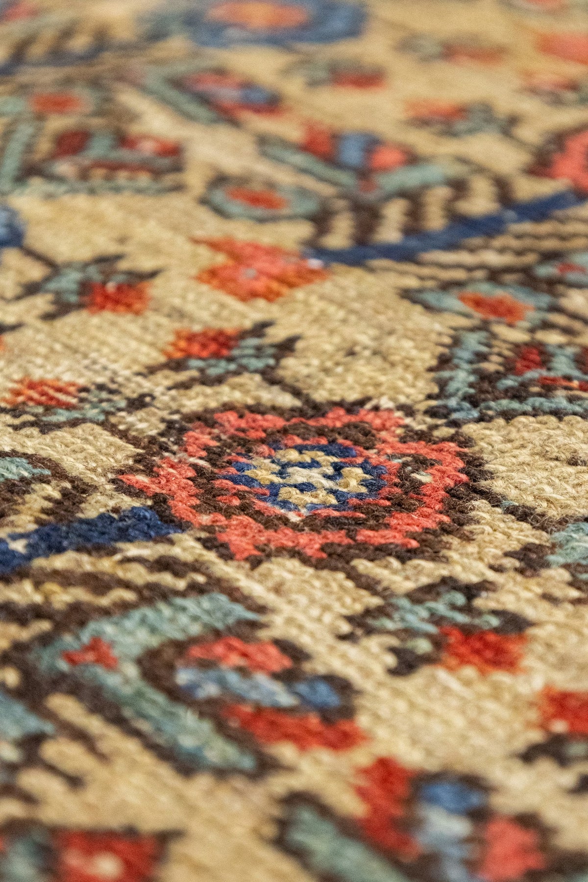 Vintage Malayer Handwoven Tribal Rug, J89245