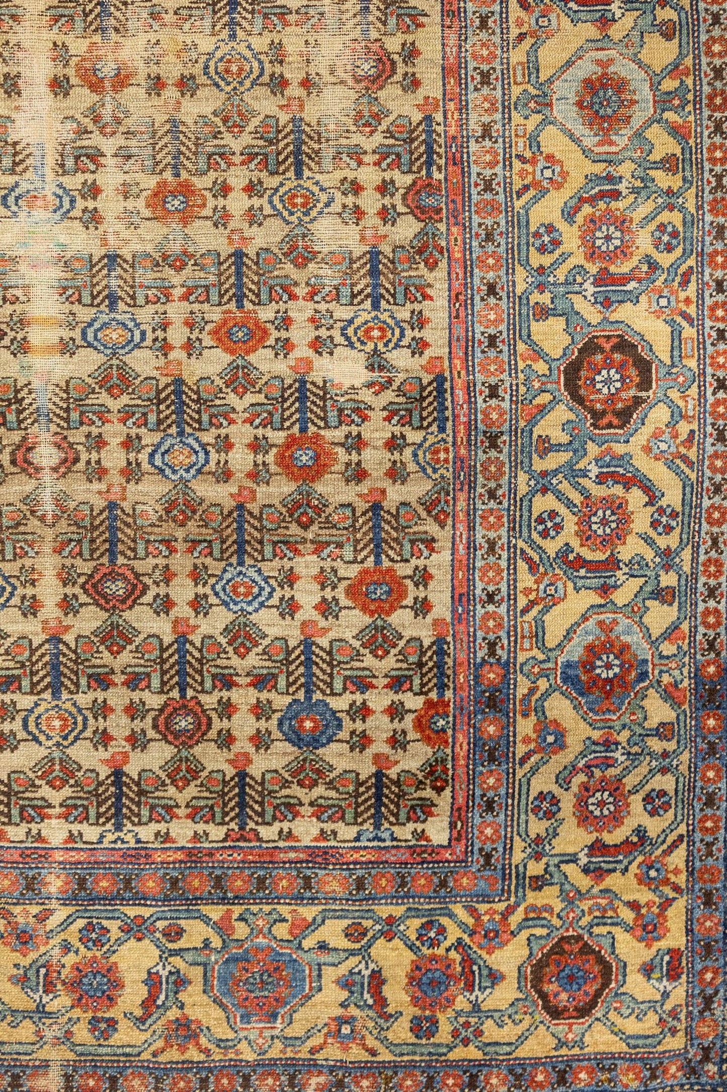Vintage Malayer Handwoven Tribal Rug, J89245
