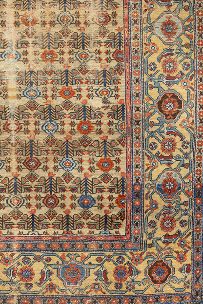 Vintage Malayer Handwoven Tribal Rug, J89245