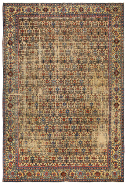 Vintage Malayer Handwoven Tribal Rug