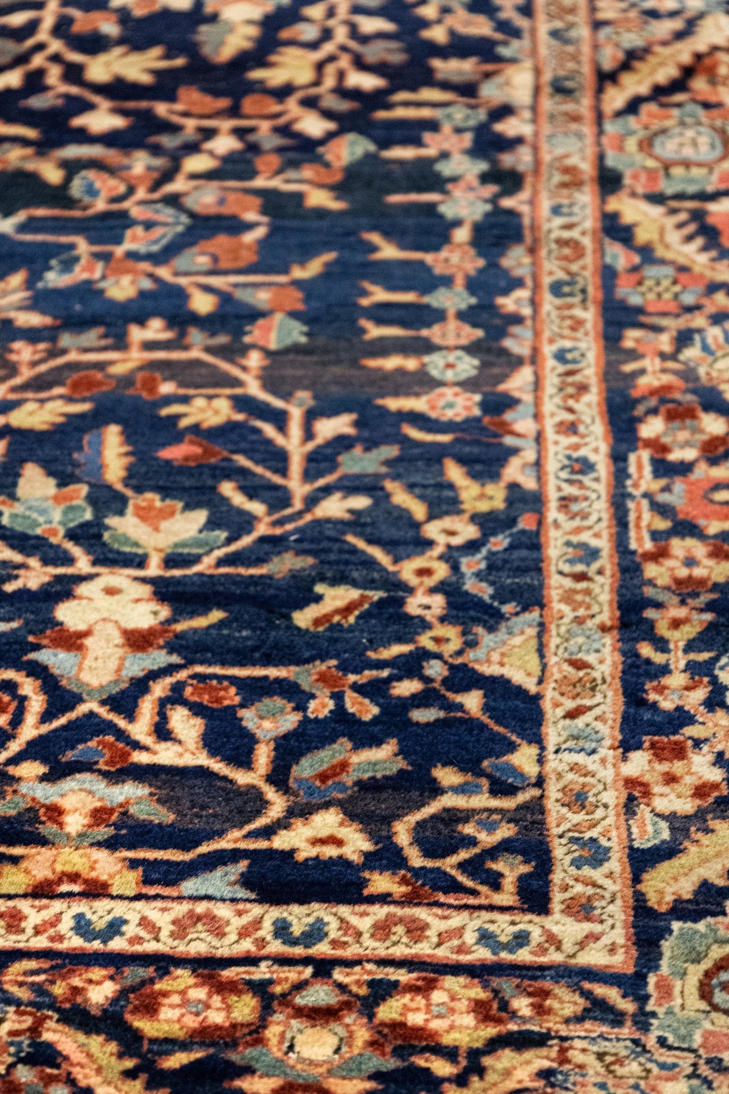 Antique Malayer Sarouk Handwoven Tribal Rug, JF8798