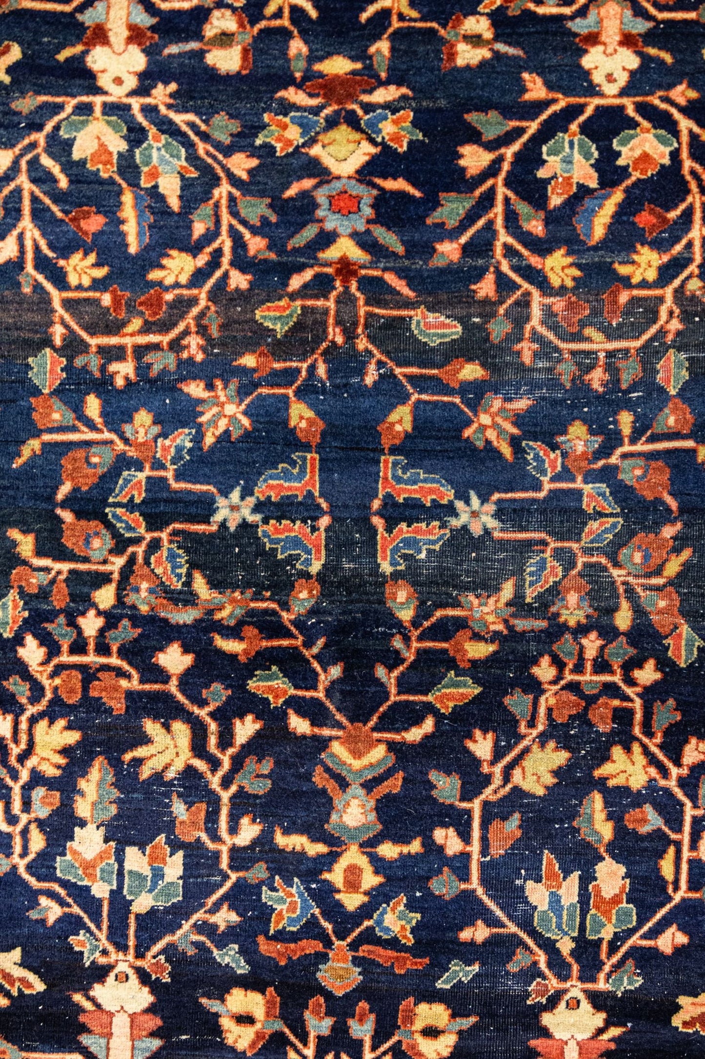 Antique Malayer Sarouk Handwoven Tribal Rug, JF8798