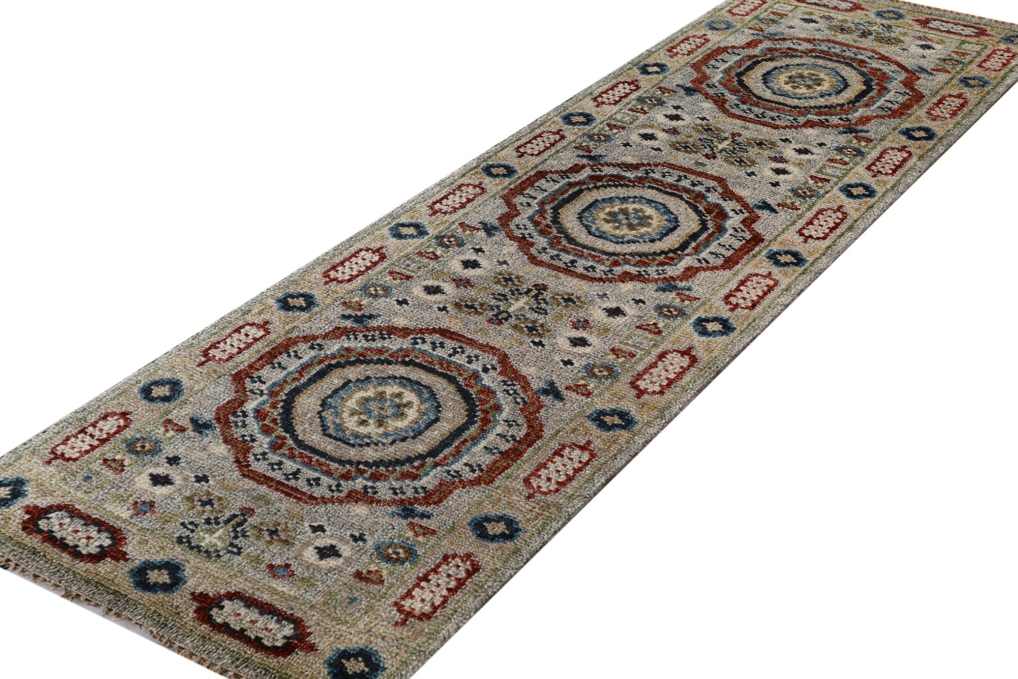 Mamluk Runner Handwoven Tribal Rug, J71579